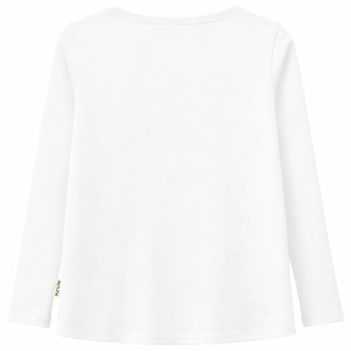 Image of Girls' Heart-Shaped Long Sleeve T-Shirt