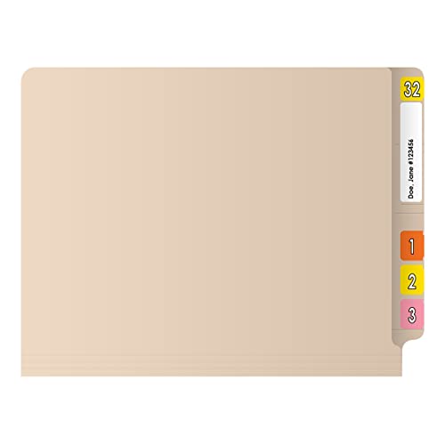 14 Pt Manila Folders, Full Cut 2-Ply End Tab, Letter Size, Fastener Pos #1 & #3 (Box Of 50) #TOP2