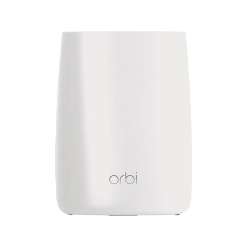 Image of Netgear Orbi High Performance AC3000 Tri-band Whole Home Mesh WiFi System with 3Gbps Speed (RBK50, 1 Router & 1 satellite Covers Upto 5000 sqft)1 WAN & 3 LAN for the Router|4 LAN for each Satellite