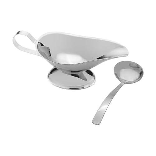 Towle Living Stainless Steel Set, Ladle, Gravy Boat with Pour Spout, 8 Ounce