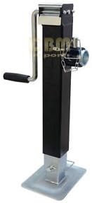 Trailer Jack 8,000 LBS Weld On Sidewind Adjustable Drop Leg