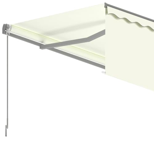Store banne rétractable manuel de 3,5x2,5 m auvent jardin - 6