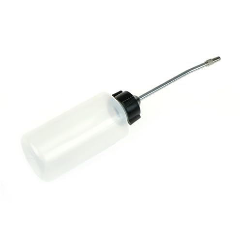 Materiale: plastica Bocca lunga riutilizzabile in plastica oliatore testa di ferro riutilizzabile olio di plastica rifornimento macchina strumento becco bottiglia di olio vuota oliatore 120mlDeft elaborato