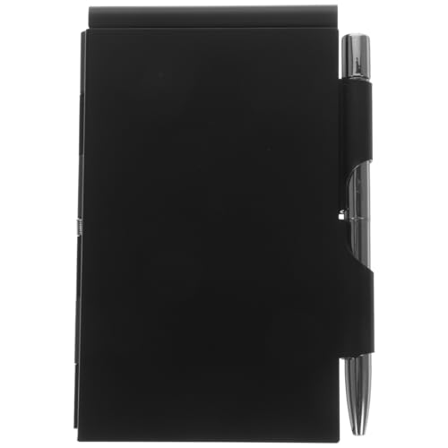 SEWACC Mini Metal Notebook with Pen Compact Pocket Notepad for