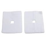 EasyByMall 2er-Pack Baumwoll-Luftfilter-Ersatz, kompatibel mit HP 60 und HP 80 Luftpumpen, wesentliche Wartung für optimale Leistung