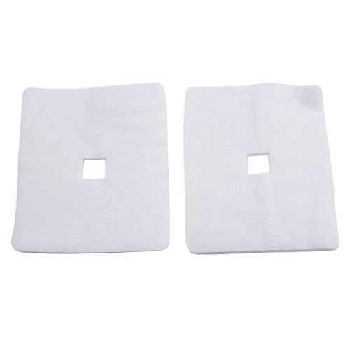 FACAIIO Lot de 2 filtres à air en coton pour pompe à air 60 et 80, blanc