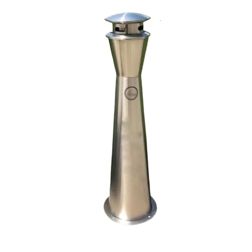 SDA287MZ Papelera para Exterior Cenicero Vertical de Acero Inoxidable for Exteriores, Columna de extinción de Humo, cenicero de Hotel y Cubo de Recogida de Colillas Contenedor de Residuos