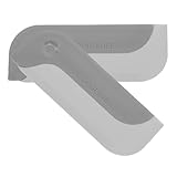 GARVALON Escobilla de Goma para Baño 2 Piezas Gris, Herramienta Práctica para Limpieza Doméstica