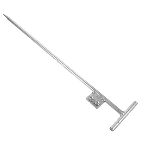 Varilla de tierra de hierro galvanizado cónica con superficie lisa para cerca eléctrica