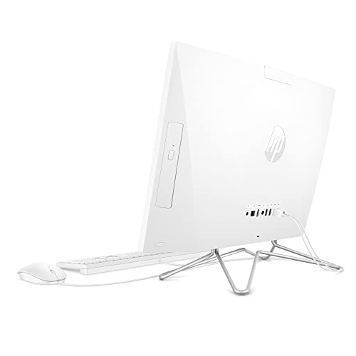 Image of HP All-in-One Desktop PC, 11th Gen Intel Core i3-1115G4 Processor, 8 GB RAM, 512 GB SSD Storage, Full HD 23.8 inch Display, Windows 10 Home, Remote Work Ready, Mouse and Keyboard (24-dp1250, 2021)
