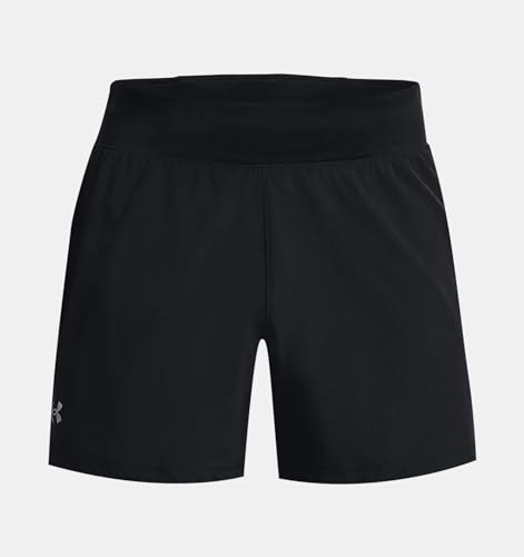 Under Armour Men's UA Speedpocket 5'' Shorts 1377485 (US, Alpha, XX-Large, Regular, Regular, Black/Reflective - 001)3