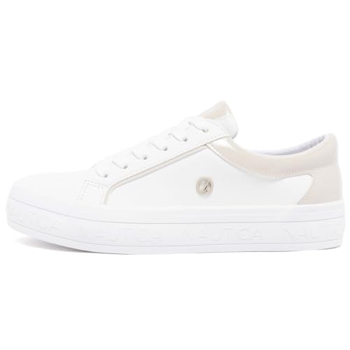 Image of Nautica Women Fashion Sneaker Lace-Up Tennis Casual Shoes for Ladies