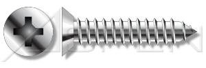 5000pcs 1/4-14X3/4 Stainless Steel Self-Tapping Screws Flat Undercut Phillips Drive Type AB