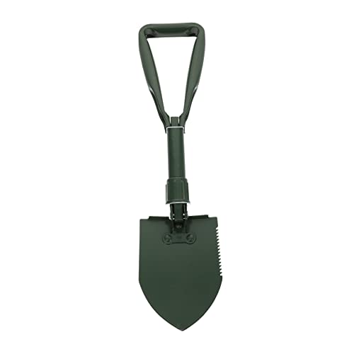 TOYANDONA 1 Juego Pala de Nieve Inoxidable para Remoción de Hielo para Invierno y Emergencias Incluye Bolsa de Almacenamiento para Acampar y Senderismo