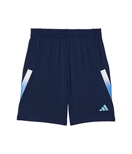 adidas Boy's Bold 3-Stripes Shorts (Toddler/Little Kids) Navy 5 Little Kids