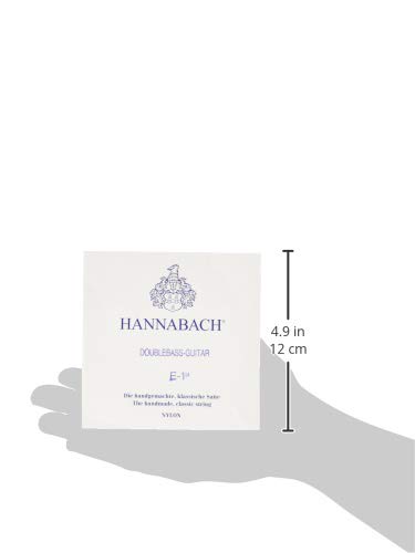 Hannabach Classical Guitar Strings Series 841 Medium Tension for Contrabass Guitar silver-plated wound, scale 750 mm - E1-8411MT - Image 3