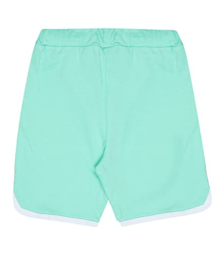 Image of KYDA KIDS Girls 100% Pure Cotton Shorts | Regular Fit Soft Breathable Summer Wear | Comfortable Multicolor Kids Shorts