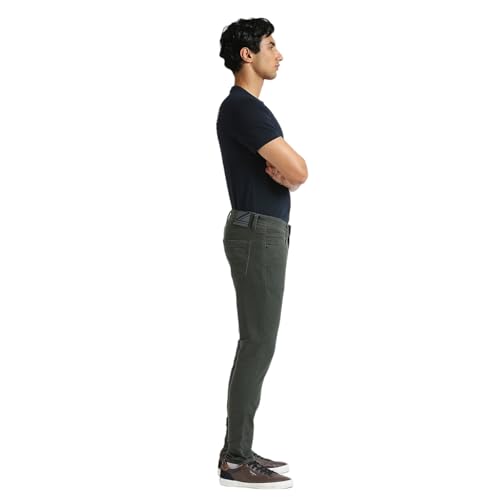 Image of Pepe Jeans Men's Straight Fit Jeans | Mid Rise | Chinox | Jeans for Man