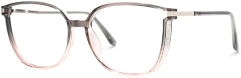 Zeelool TR90 Cat Eye Glasses Blue Light Blocking Glasses Computer Eyewear for Women JGT548130-09B Crystal Tortoise