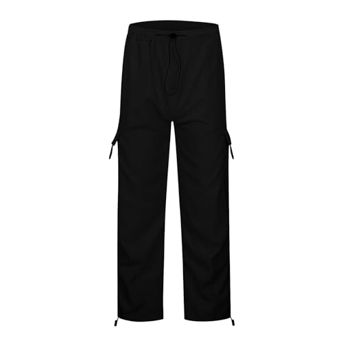 Women's Baggy Cargo Pants Casual High Waisted Hiking Parachute Trousers Y2K Wide Leg Streetwear with Multi Pockets2