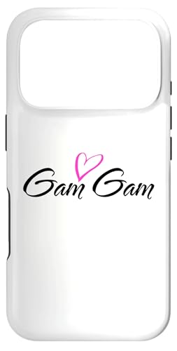 Gam Gam with Pink Heart Fun Aunt Grandma Mom �M�t�g �X�}�z�P�[�X iPhone 17 Pro �p
