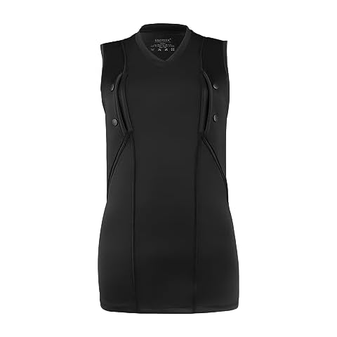 Lilcreek V-Neck Conceal Carry Shirts for Women,CCW Holster T-Shirt for Women,Concealed Carry t-Shirt Holster Cover