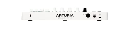 Image of Arturia MiniLab 3 - Universal MIDI Controller for Music Production, with All-in-One Software Package - 25 Keys, 8 Multi-Color Pads - White (Pack of 5)
