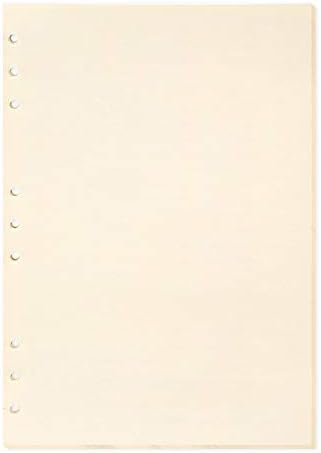 Ruled Inserts 9 Hole B5 Planner Refills Pages 9-Ring Binder B5 Lined Paper Refill for Notebook Inserts