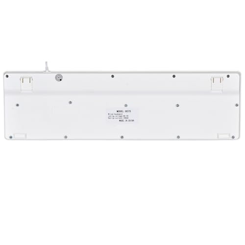 M MC Saite MCSaite Wired White USB 104 Keys Computer Keyboard with Stands,Waterproof - US Layout Compatible for Windows, PC, Laptop by M MC Saite - Image 6