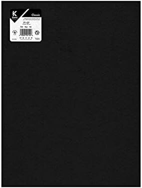 Kunin Eco-Fi Classic Felt 9"x12"-Black image 2