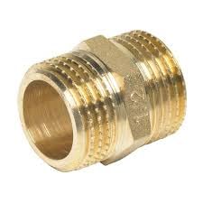 Suinga Pack 5 Raccordi In Ottone 1/2' Filettati Aenor – Per Aria, Acqua E Gas, Colore Oro
