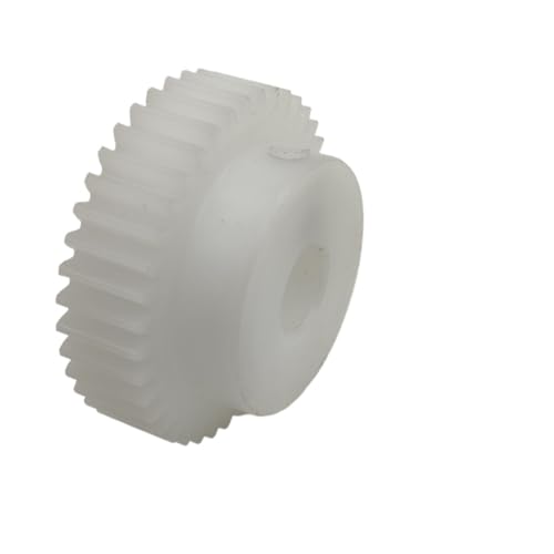 Cylindrical Drive 1pc 0.8 Module 32 Teeth POM Gear 0.8M 32T Plastic Spur Gear with Step Mechanical Straight Teeth Pinion Cylindrical Gear Rack Machinery(5MM BORE)