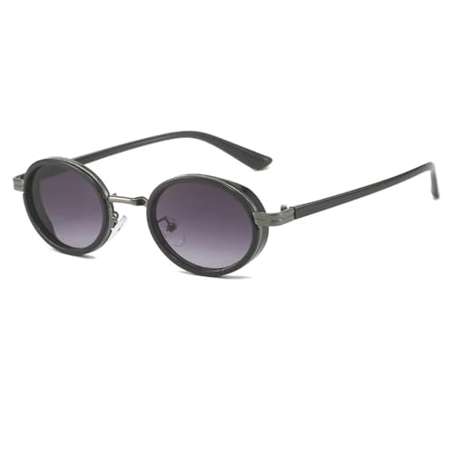 Lunettes de soleil ovales de haute qualité aux nuances dégradées UV400