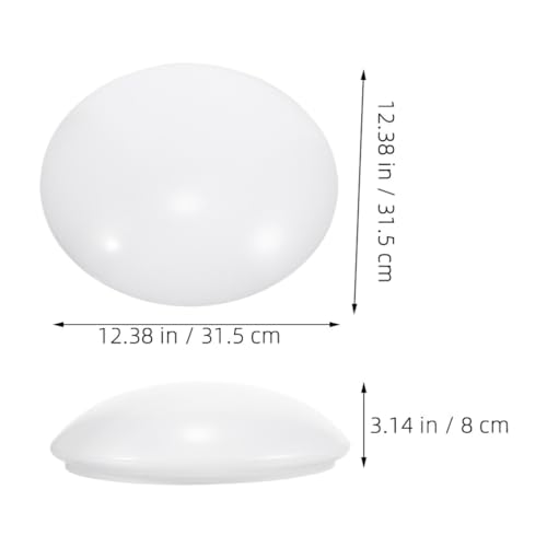 Image of Housoutil Dome Shape Ceiling Light Cover Fixture Minimalist Design Durable Replacement Shade for Bedroom Balcony Kitchen and Office Lighting Versatile Light Fixture Accessory