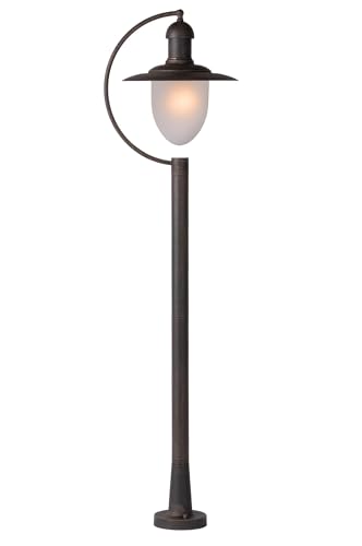 LUCIDE ARUBA - Mastleuchte - Ø 25 cm - 1xE27 - IP44 - Rostfarbe