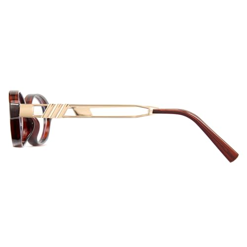 Image of Cyxus Oval Blue Light Glasses for Women Fashion UV Blocking Computer Glasses 8242