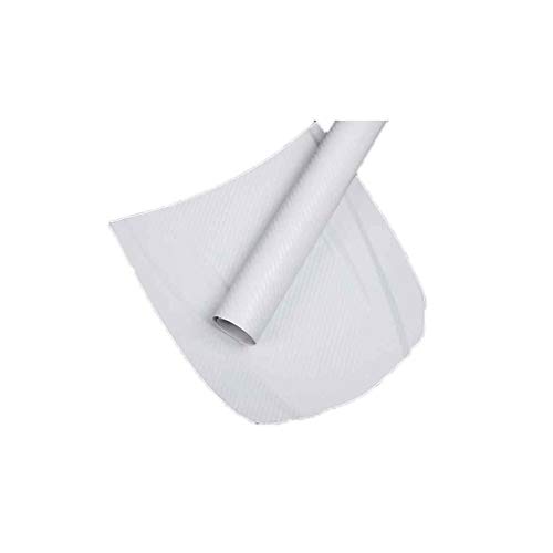 Pegcduu Film Voiture en Fibre de Carbone 3D Adhésif Voiture Wrap Feuille d'autocollant Rouleau Bricolage Décor Decal High Gloss étanche