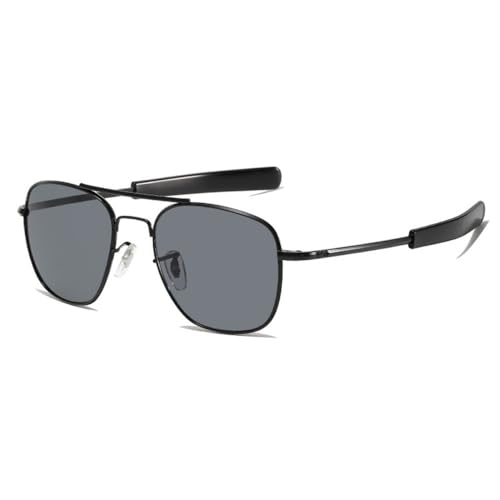 Lunettes de soleil hommes MUTYNE grande monture métal carrée UV400