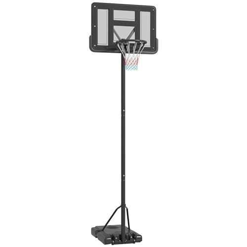 Portable Basketball Hoop, 7.5 10FT Height Adjustable Swimming Pool Basketball Goal with 43.25