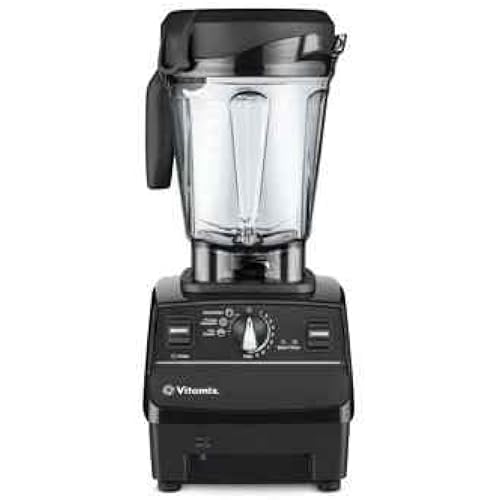 Vitamix 6500, Professional-Grade Blender with 3 Presets, 2.2 HP motor, 64oz low profile container, Black