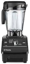 6500, licuadora de nivel profesional con 3 preajustes, motor de 2,2 HP, recipiente de perfil bajo de 64 oz, negro