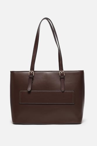 Image of Allen Solly Women's Oversized Tote & Travel Handbag | Vegan Leather | Multiple Pockets | Secure Zip Closure | Casual Outings
