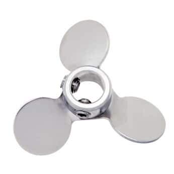 Cole-Parmer® Overhead Mixer, 316 Stainless Steel Three-Blade Propeller 2 in Dia x 3/8 in Bore