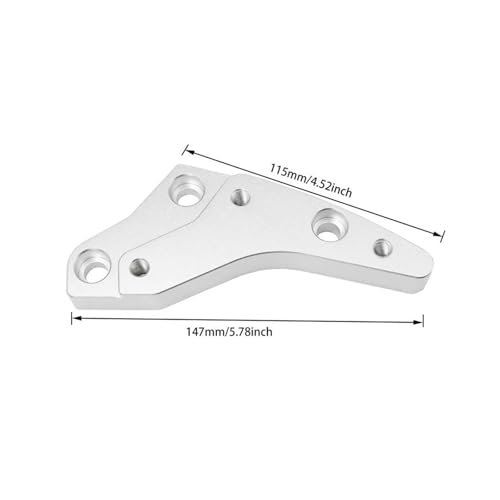 Adaptateurs de hauteur K1600B en alliage d'aluminium usiné - 3