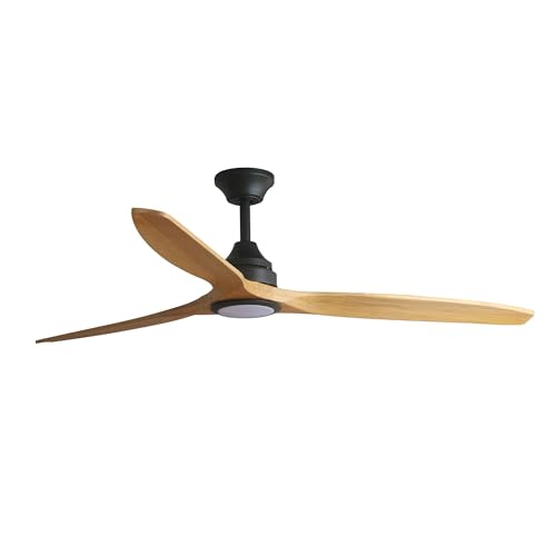 FARO BARCELONA 33719DC - ALO L Ventilador negro/madera DC CCT