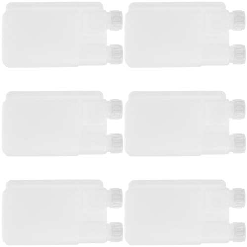 PHENOFICE 6 Piezas Unidades de Botellas de Licor de Plástico Reutilizables Dispensador Integrado para Viajes Conciertos y Fiestas Envases Portátiles para Vino sin Fugas