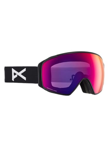 Anon M4s Toric Goggles, Black, Perceive Sunny Red (14% / S3), Bonus Lens Included, Magnetic Face...