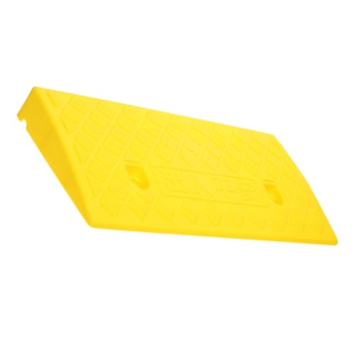 Rampa portátil resistente para bordillo y escalones color amarillo miniatura 1