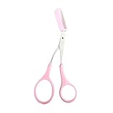 Augenbrauen-Trimmer, Schere mit Kamm, Formung, Augenbrauen-Kosmetik für Gesichtswimpern, Haarentfernung, Fellpflege, Make-up-Zubehör, Augenbrauenscheren-Set für Damen