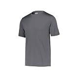Russell Athletic Men's Short Sleeve Performance T-Shirt, Steel, Large